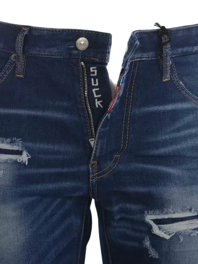 Shop Dsquared2 Jeans In Denim Azzurro