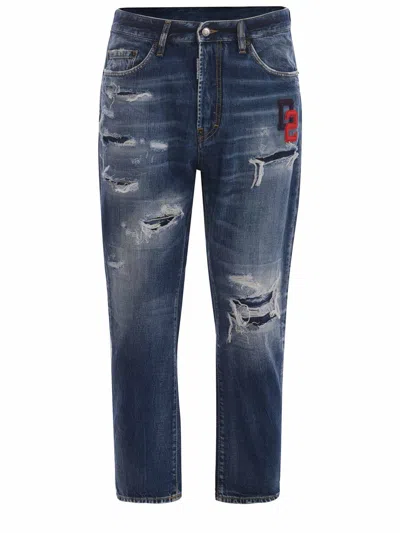 Shop Dsquared2 Jeans  "bro" In Denim Blu