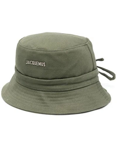 Shop Jacquemus Gadjo Bucket Hat In Green