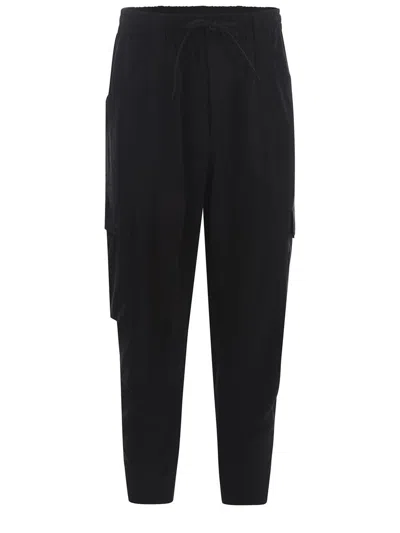 Shop Y-3 Adidas  Trousers Black