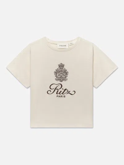 Shop Frame Ritz Kids' T-shirt In Neutrals