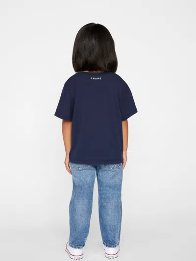 Shop Frame Ritz Kids' T-shirt In Blue