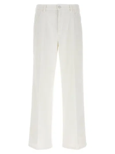 Cellar Door White Thelma Pants In White