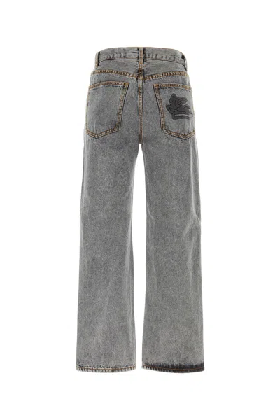 Shop Etro Trouser In Grey