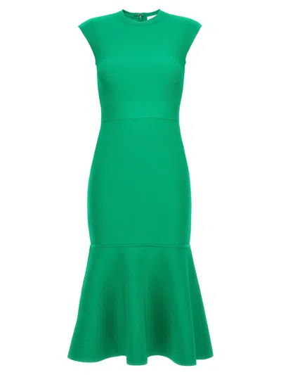 Shop Herve Leger Hervé Léger 'milano' Dress In Green
