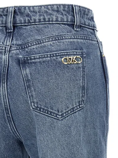 Shop Michael Kors 'crop Flare' Jeans In Blue