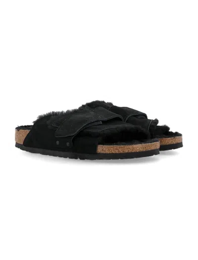 Shop Birkenstock Kyoto Shearling In Black