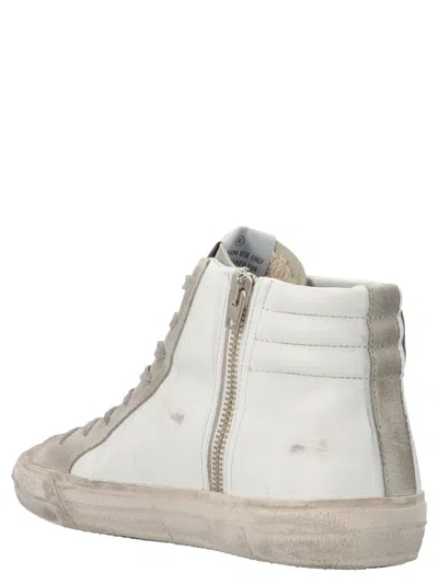 Shop Golden Goose 'slide' Sneakers In White