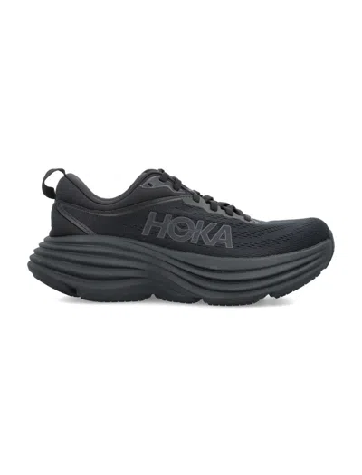 Shop Hoka Bondi 8 Woman Sneakers In Black