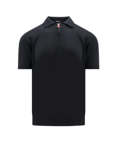 Shop Kiton Polo Shirt In Black