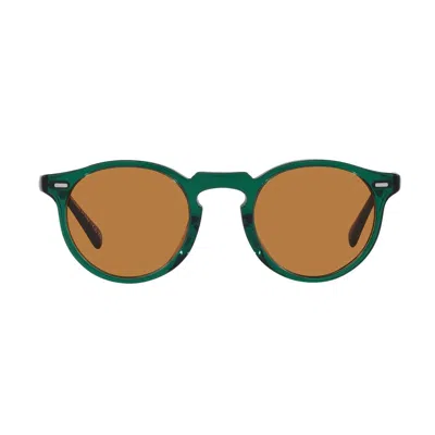 Shop Oliver Peoples Ov5217s Gregory Peck Limited Edition Sunglasses In 176353 Green