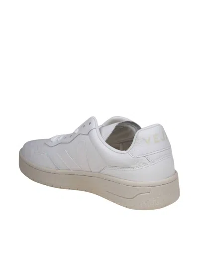 Shop Veja Leather Sneakers In White