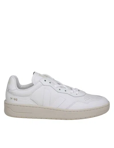Shop Veja Leather Sneakers