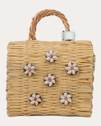 Shop Heimat Atlantica Women's Shella Mini Handbag In Reed/shells/golden Brass