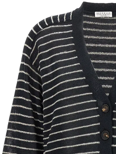 Shop Brunello Cucinelli Sweaters Black In Gray