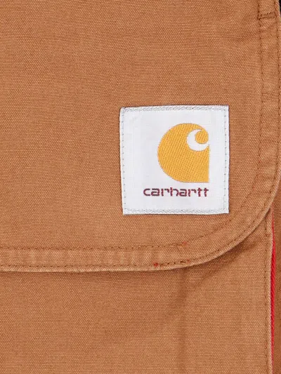 Shop Carhartt Wip Jackets In Cherry Heavy Stone Wash