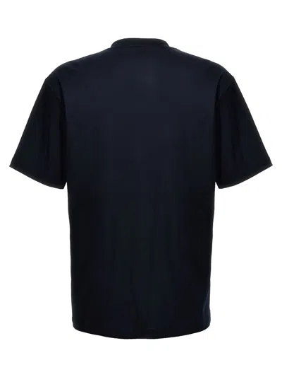 Shop Giorgio Armani T-shirts And Polos In Blue