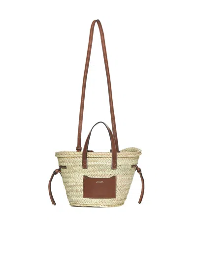 Shop Isabel Marant Bags In Natural/cognac