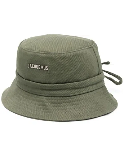 Shop Jacquemus Caps In Green