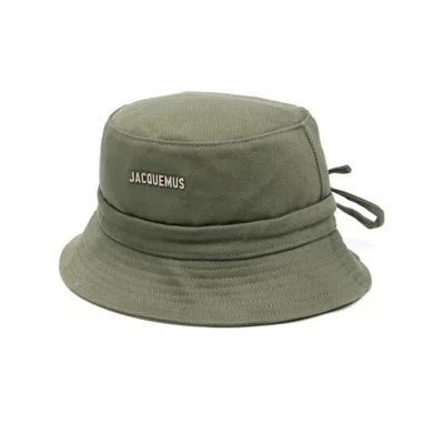 Shop Jacquemus Caps In Green