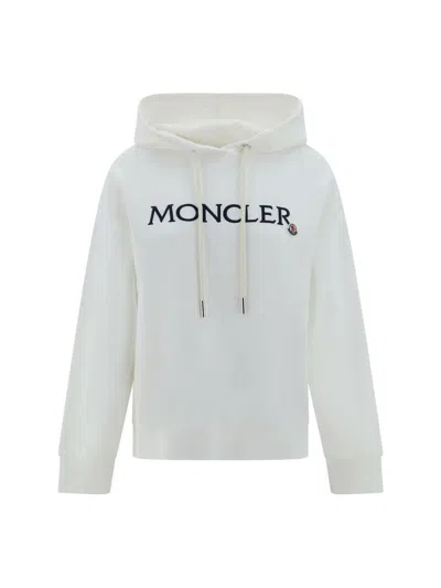 Shop Moncler Sweatshirts In Pale Blue
