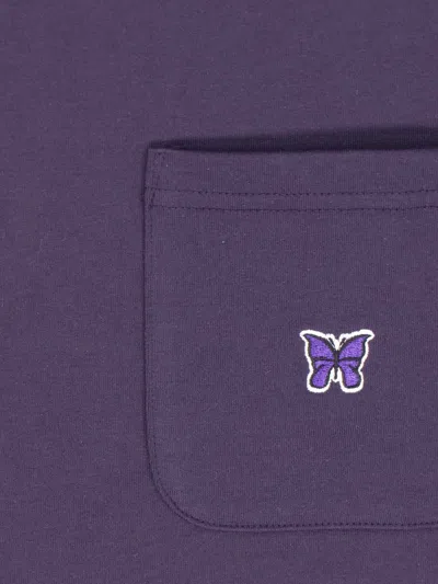 Shop Needles T-shirts And Polos In Violet