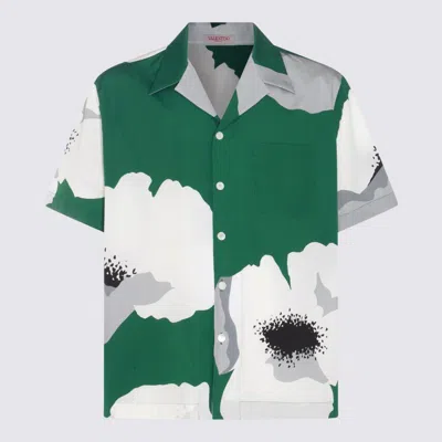 Shop Valentino Shirt In Green