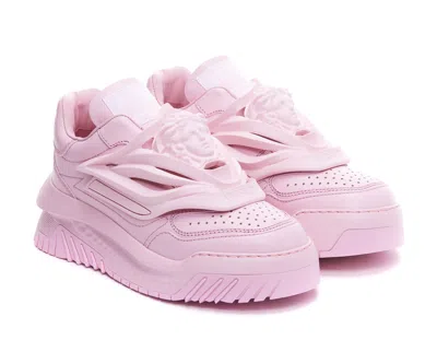Shop Versace Sneakers In Pink