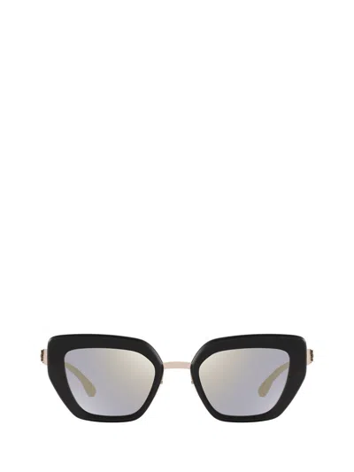 Shop Ic! Berlin Sunglasses In Bronze - Black - Matt