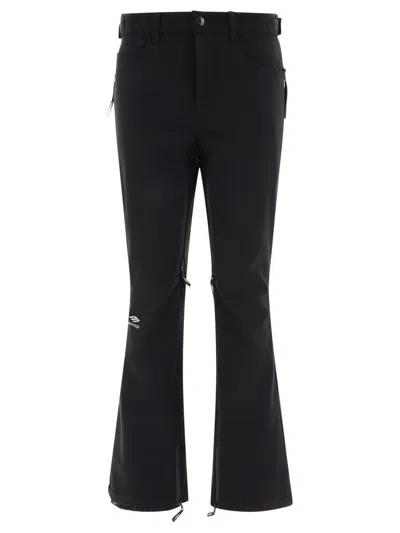 Shop Balenciaga "5-pocket Ski 3b Sports Icon" Trousers In Black