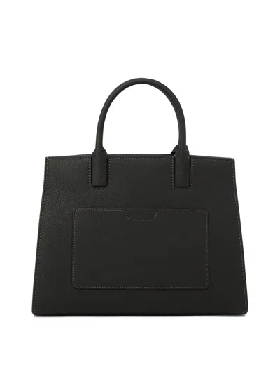 Shop Burberry "mini Frances" Handbag In Black