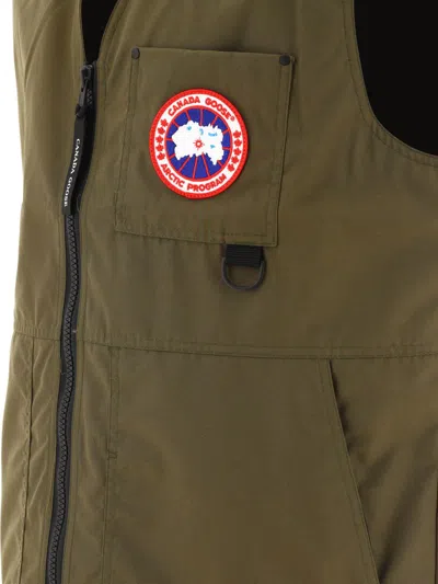 Shop Canada Goose "canmore" Vest Jacket In Green