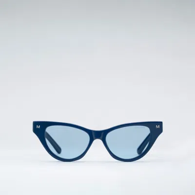 Shop Machete Suzy Sunglasses In Parisian Blue