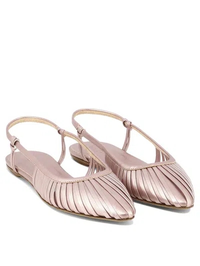 Shop Delcarlo "lisi" Ballet Flats In Pink