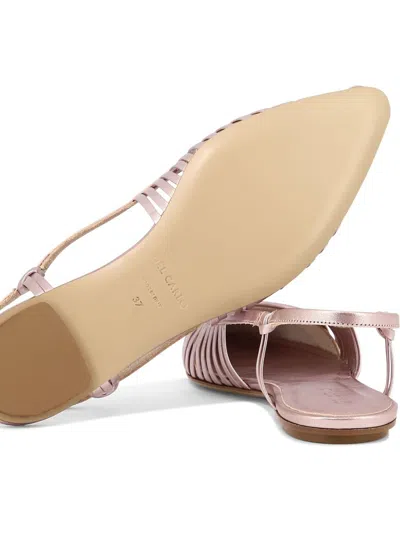 Shop Delcarlo "lisi" Ballet Flats In Pink