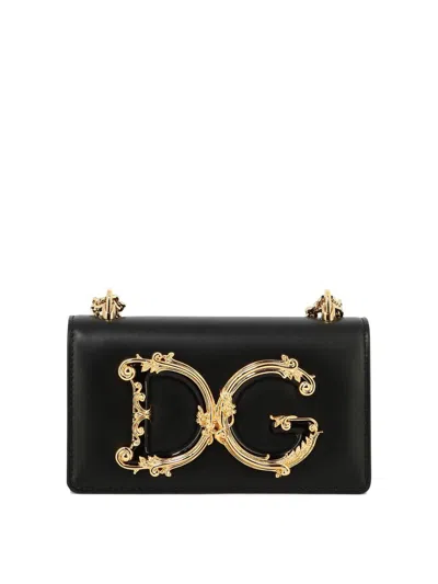 Shop Dolce & Gabbana "dg" Crossbody Bag In Black
