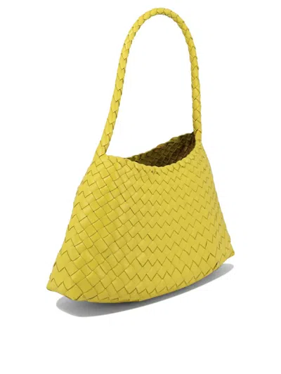 Shop Dragon Diffusion "rosanna" Shoulder Bag In Yellow