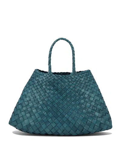 Shop Dragon Diffusion "santa Croce Small" Handbag In Blue