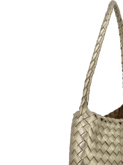 Shop Dragon Diffusion "rosanna" Shoulder Bag In Gold