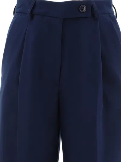 Shop Fit F.it Tailored Trousers With Pressed Crease In Blue