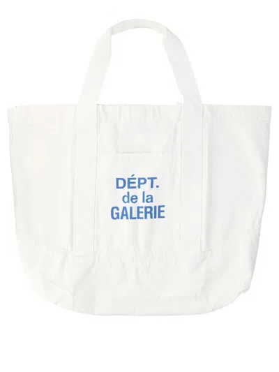 Shop Gallery Dept. "dept. De La Galerie" Tote Bag In White