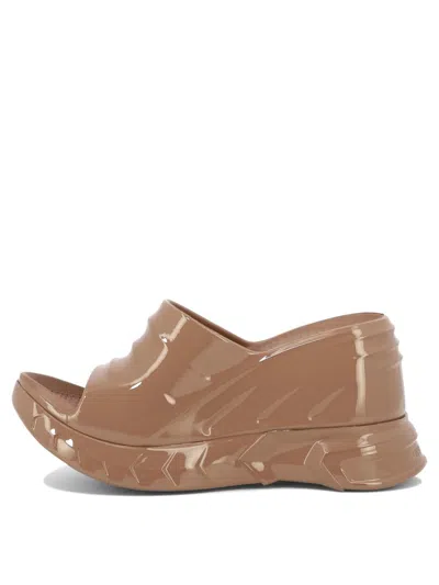 Shop Givenchy "marshmallow" Sandals In Beige