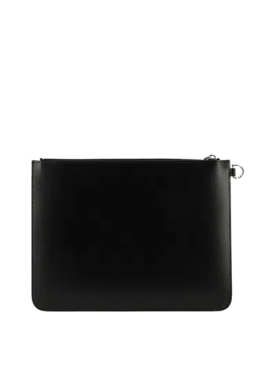 Shop Givenchy Clutch With Logo In Black