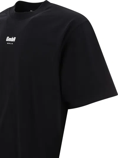 Shop Gmbh T-shirt With Logo Print In Black