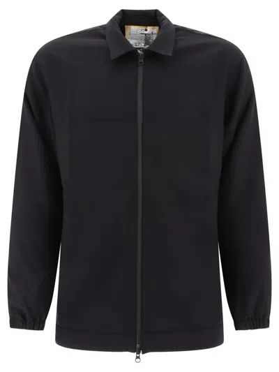 Shop Gr10k Wool Panelled Jacket In Black