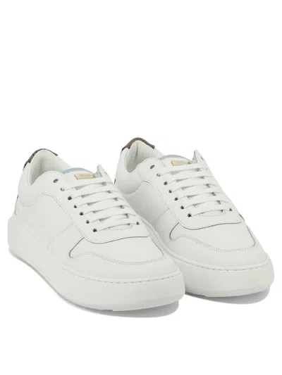 Shop Herno Sneakers With Monogram In White