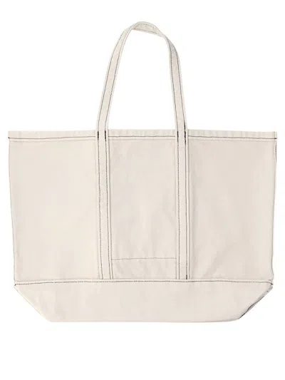 Shop Human Made Garment Dyed Tote Bag In White