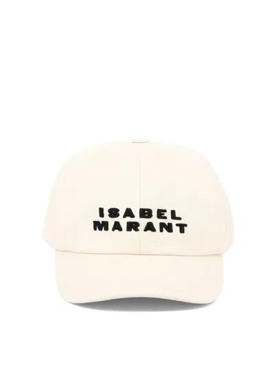 Shop Isabel Marant "tyron" Cap In Beige