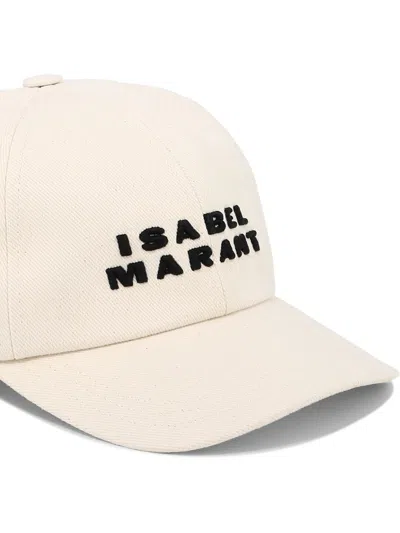 Shop Isabel Marant "tyron" Cap In Beige