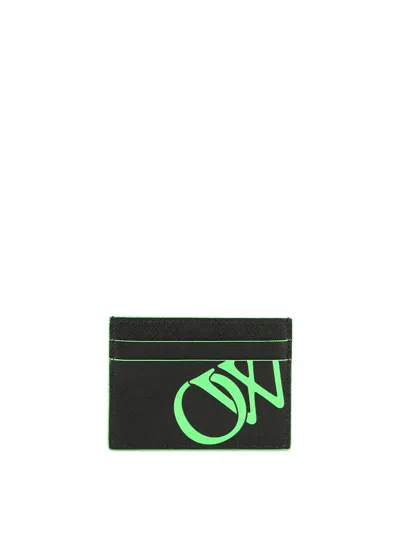 Shop Off-white "ow Print" Card Holder In Black